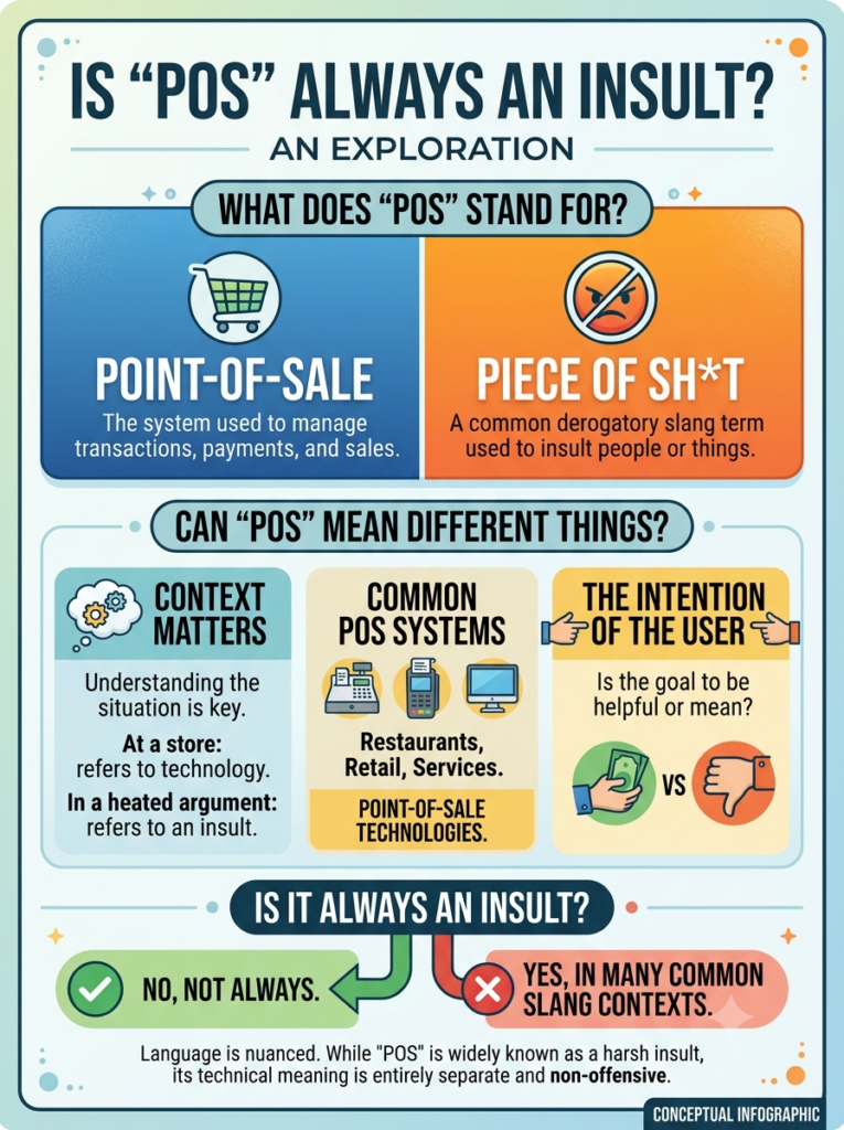 Is POS Always an Insult?