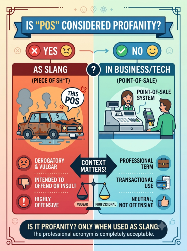 Is POS Considered Profanity?