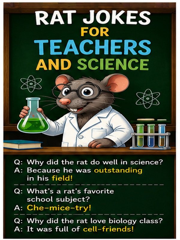 Rat Jokes for Teachers & Science