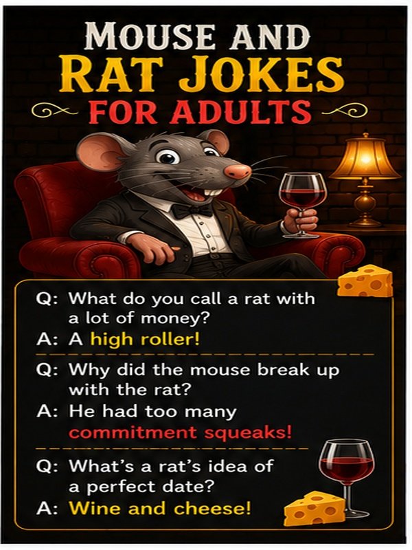 Mouse & Rat Jokes for Adults