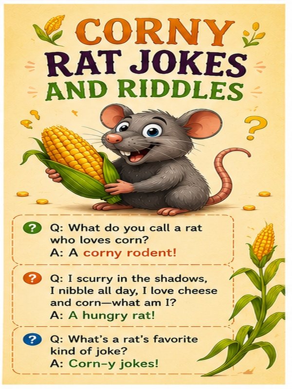Corny Rat Jokes & Riddles