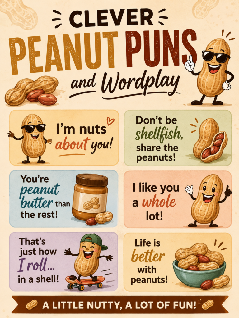 Clever Peanut Puns and Wordplay
