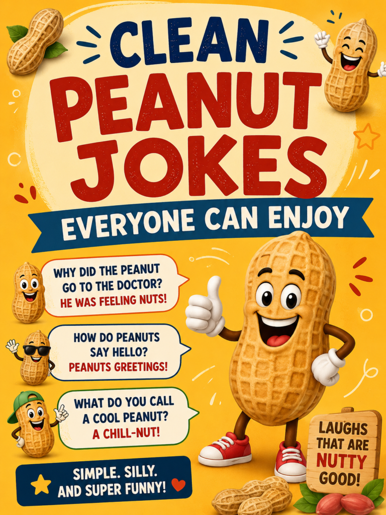 Clean Peanut Jokes Everyone Can Enjoy