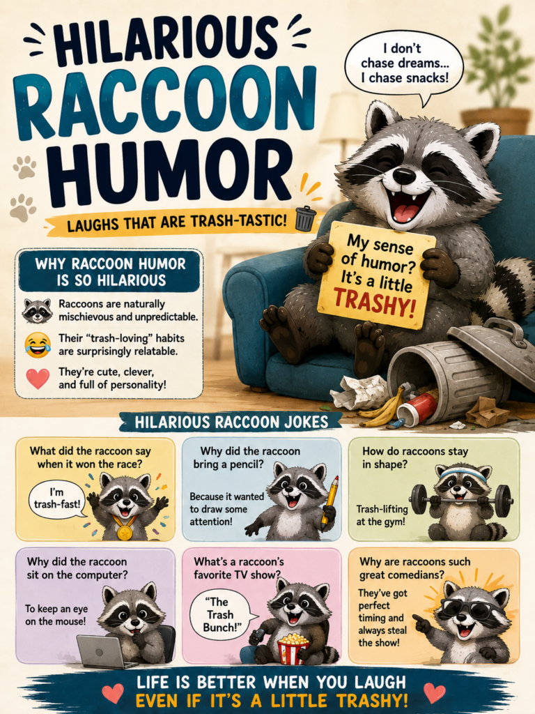 Hilarious Raccoon Humor