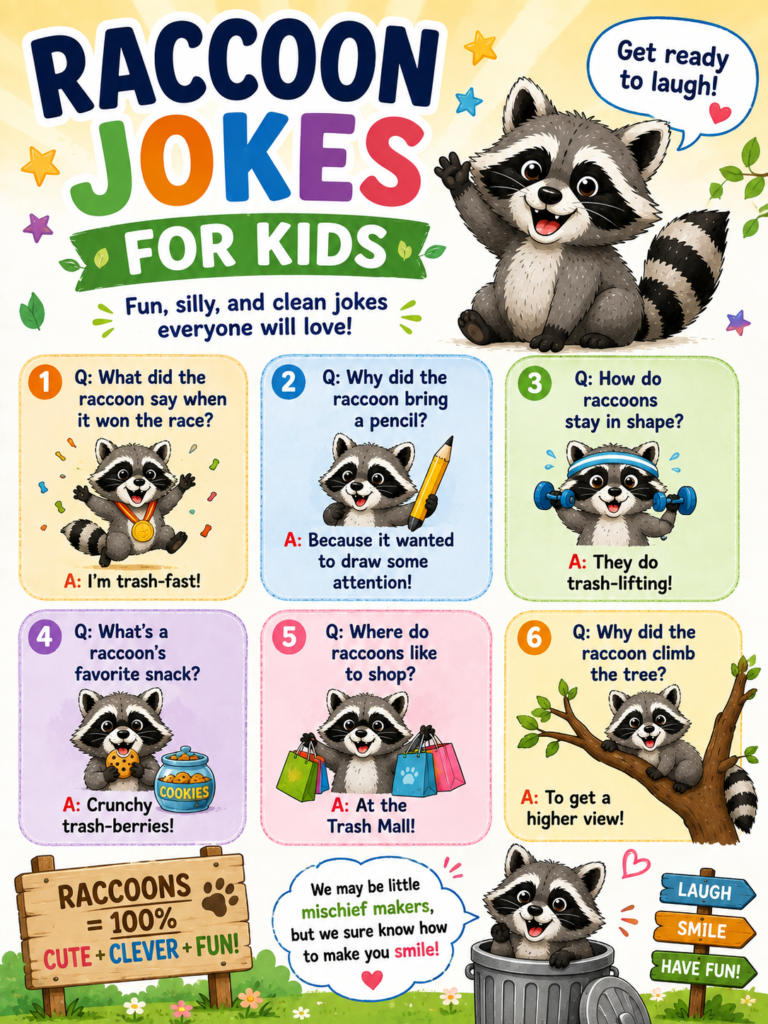 Raccoon Jokes for Kids