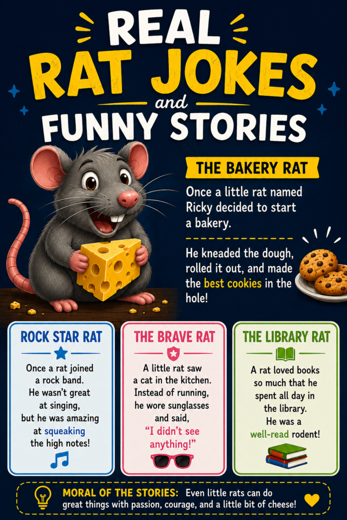 Real Rat Jokes & Funny Stories