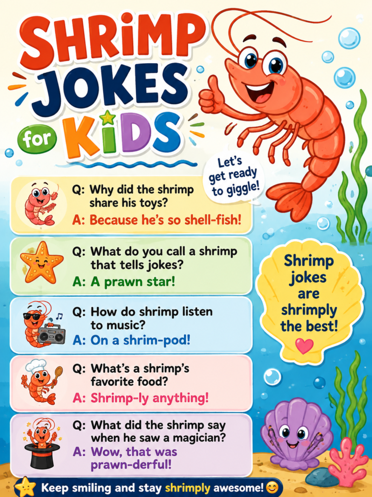 Shrimp Jokes for Kids