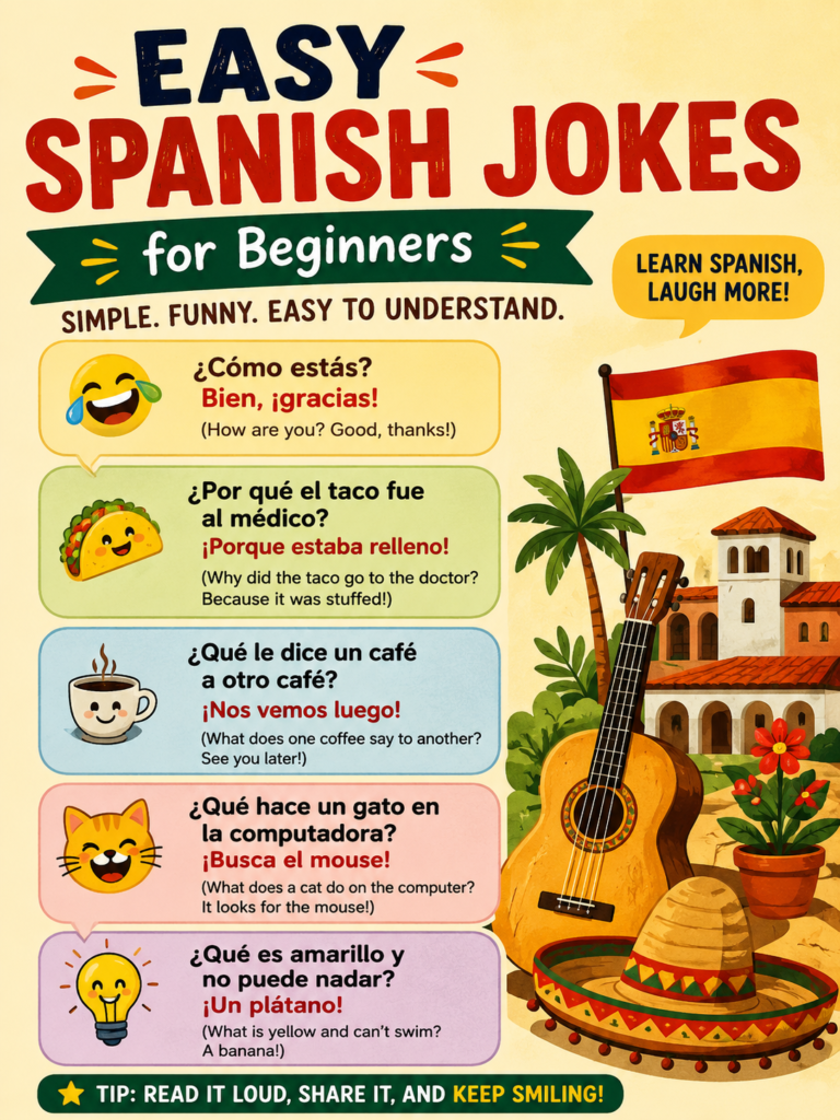 Easy Spanish Jokes for Beginners
