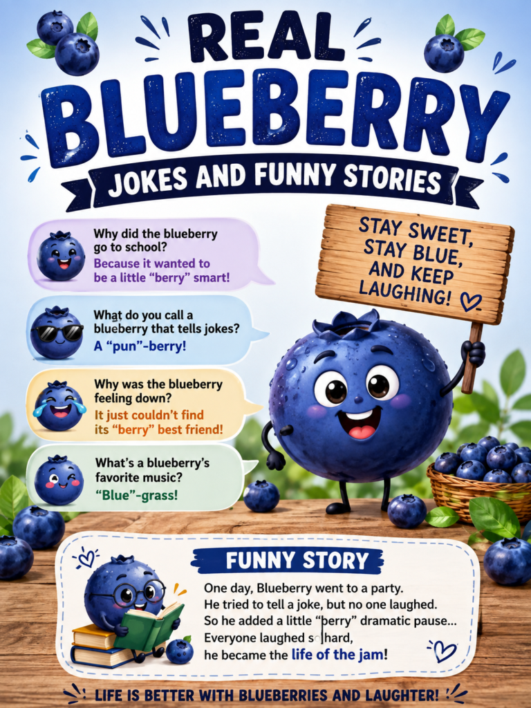 Real Blueberry Jokes and Funny Stories
