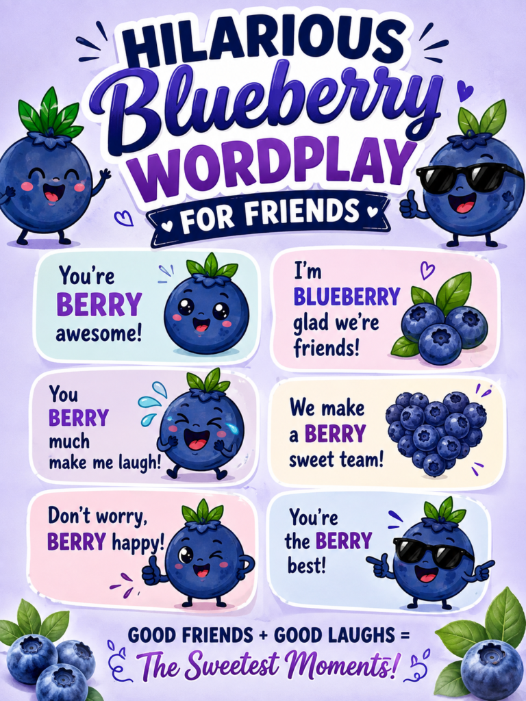 Hilarious Blueberry Wordplay for Friends
