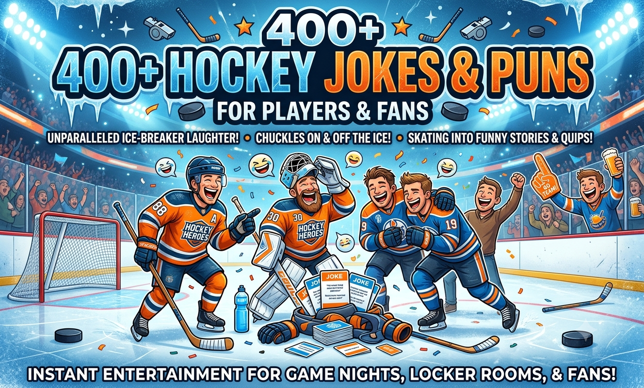 400+ Hockey Jokes and Puns for Players and Fans