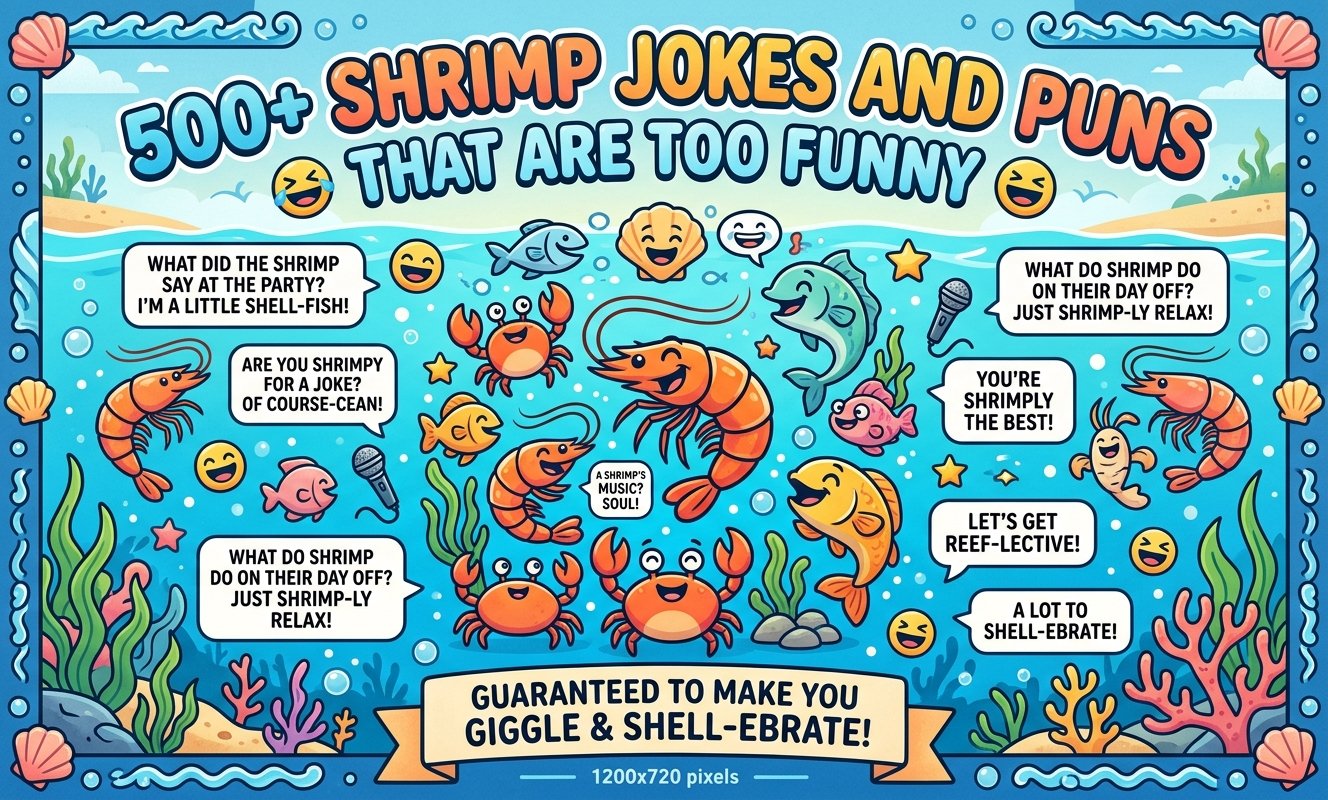 500+ Shrimp Jokes and Puns That Are Too Funny